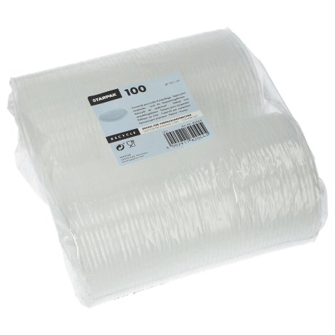 Deckel für Verpackungsbecher rund pp transparent 100 Stk.