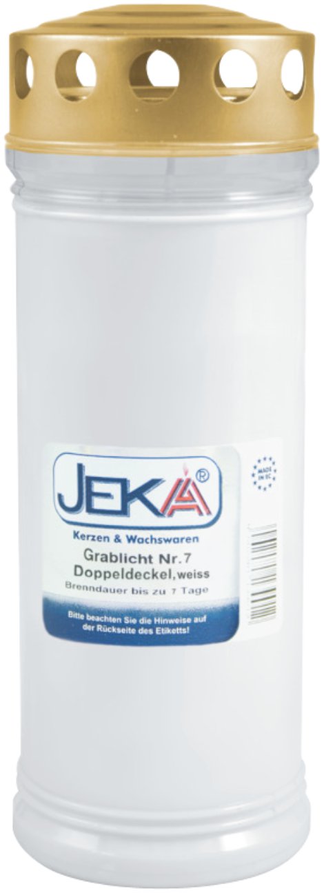 JEKA Grablicht mit Thermo-Doppeldeckel Nr. 7, rot