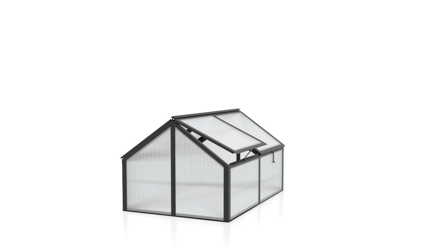 VITAVIA Frühbeet Zola HKP 4 mm Schwarz