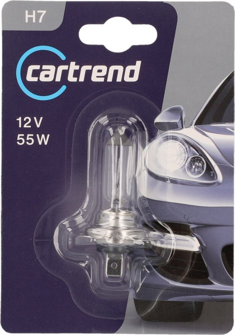 CARTREND H7 Halogenlampe 12 V 55 W PX26d