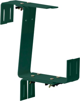 WINDHAGER Blumenkastenhalter STABIL, 3-Fach verstellbar, grün