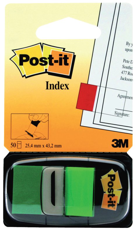 POST-IT Index Grün 50 Blatt