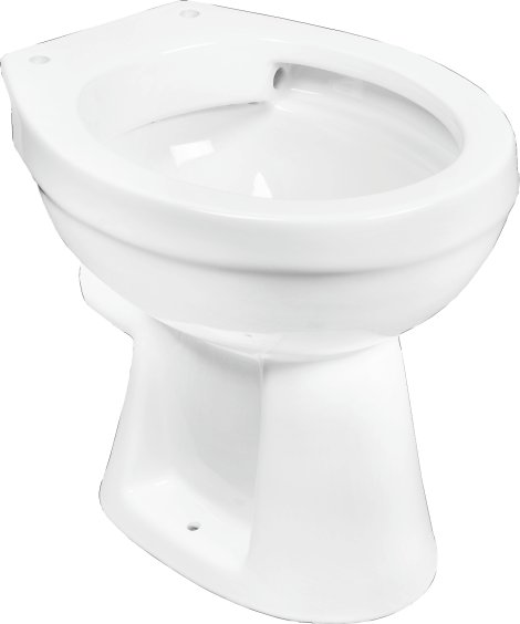 CORNAT Tiefspül-Stand-WC spülrandlos Weiß
