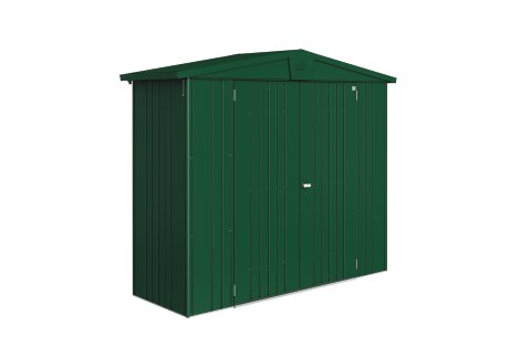 BIOHORT Gerätehaus Europa 2A, 244x84x203 cm, Dunkelgrün-Metallic