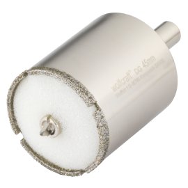 WOLFCRAFT Bohrkrone mit Schaft diamantbestreut