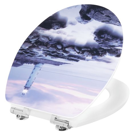 CORNAT WC-Sitz Dekor Leuchtturm FSC