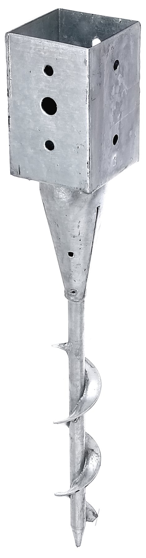 ALBERTS Einschraub Bodenhülse verzinkt 91x91x650 mm