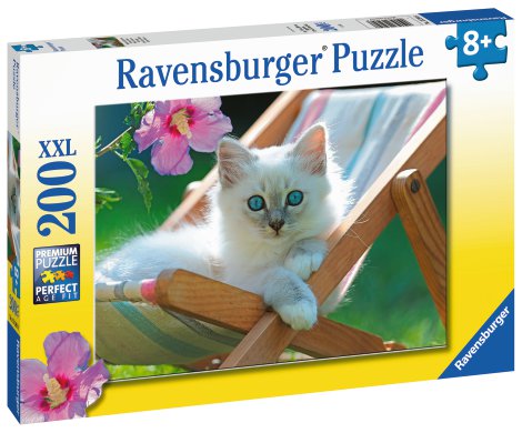 RAVENSBURGER Puzzle Weißes Kätzchen