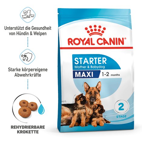 ROYAL CANIN Hundetrockenfutter Maxi Starter 15 kg