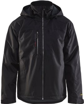 BLÅKLÄDER Softshell Jacke schwarz