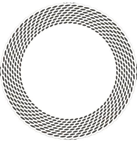Tortendeckchen Weiß 35 cm