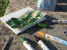 KREUL Künstlerstift Aqua Paint Marker Powerpack 18 Stk.