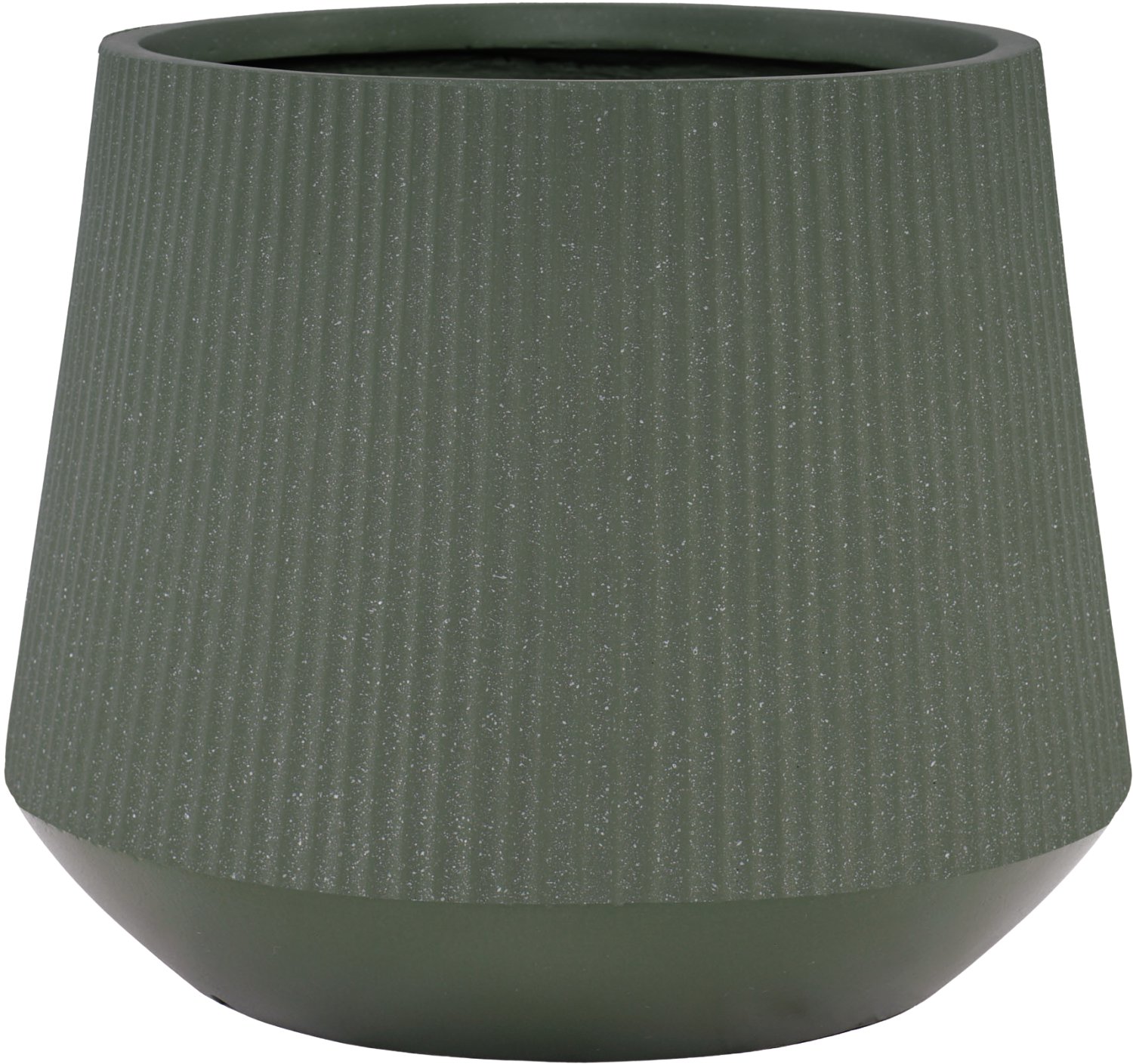 KENT LIVING Pflanztopf Serie Vertical Ribbon Grün