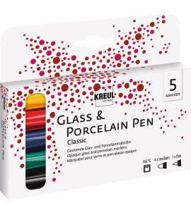 KREUL Porcelain Pen brillant 5er-Set