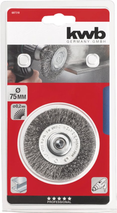 KWB Scheibenbürste fein Ø 75 mm