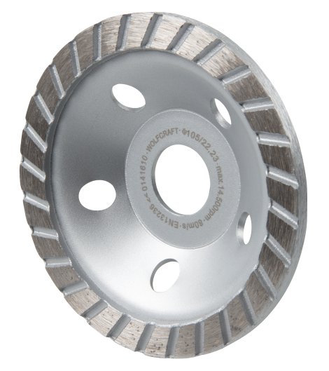 WOLFCRAFT Diamant-Schleiftopf ⌀ 105x22,2 mm
