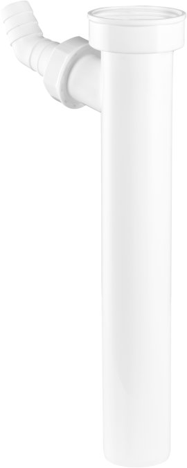 CORNAT Rezyklat Verstellrohr mit Ablaufanschluss 1 1/2" IG, ø 40 mm, 250 mm, grau