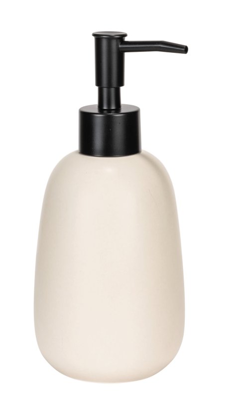 ALLSTAR Keramik Seifenspender Margo Offwhite 400 ml