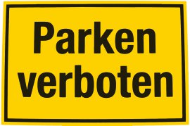 ALPERTEC Schild Parken verboten