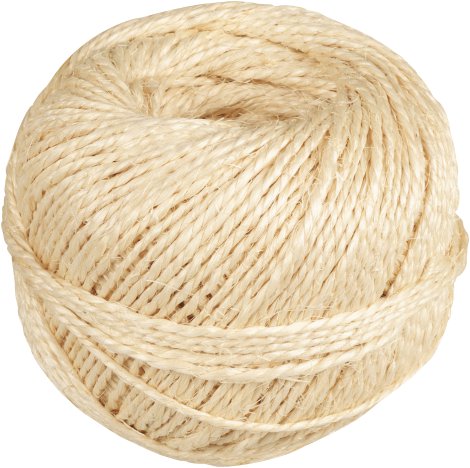 WINDHAGER Sisal-Gartenkordel ÖKO 2,5 mm x 150 m, weiß