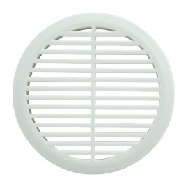 Möbelgitter innen rund Ø 45 mm Weiß