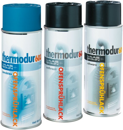 HAAS+SOHN Thermodur Ofensprühlack 150 ml, Schwarz