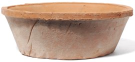 Pflanzgefäß Gomera mit Loch Terracotta