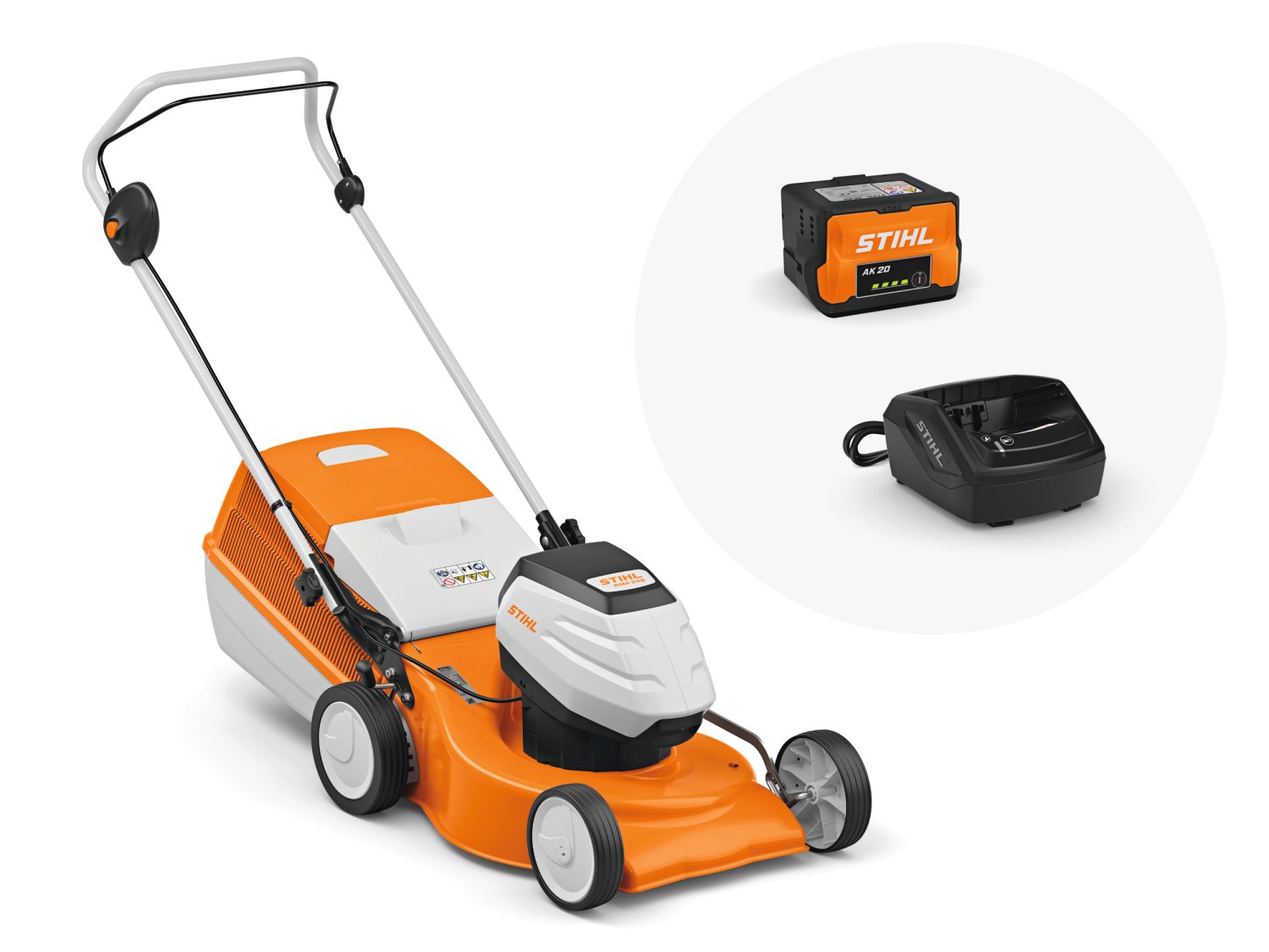 STIHL Akku-Rasenmäher RMA 248 + AK20 + AL101
