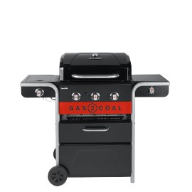 CHAR-BROIL® Hybrid-Gasgriller Gas2Coal 2.0 330 Schwarz/Silber 133,4x62,9x116,8 cm (LxBxH)