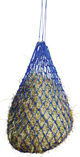 Heunetz engmaschig, blau