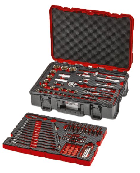 EINHELL Werkzeugkoffer E-Case Mechanik 201-tlg.