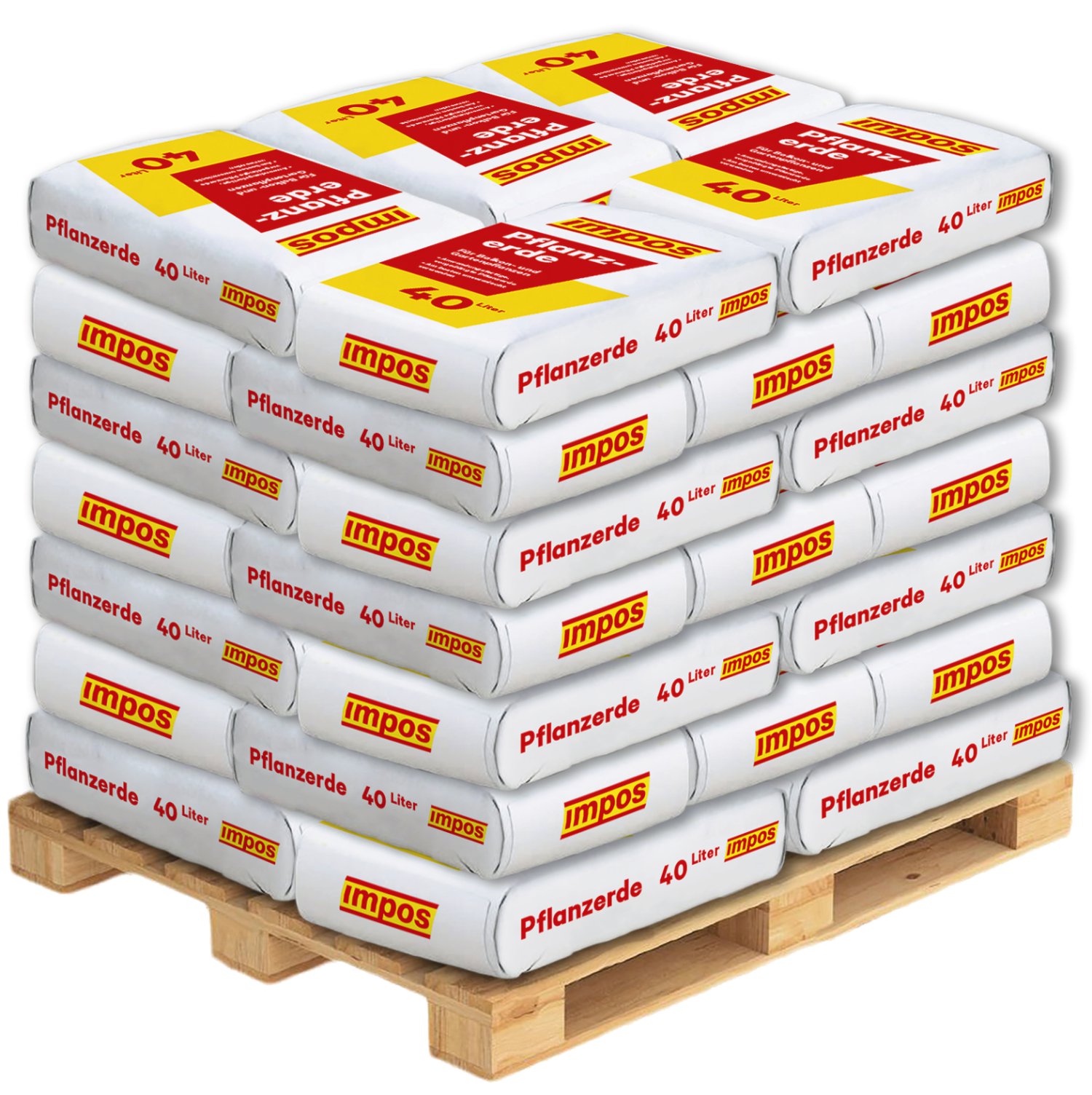 IMPOS Pflanzerde Palette 40 l/54 Stk. inkl. Lieferung