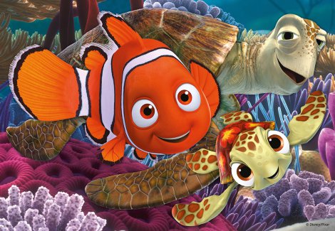 RAVENSBURGER Puzzle Nemo der kleine Ausreißer 2x12-tlg.
