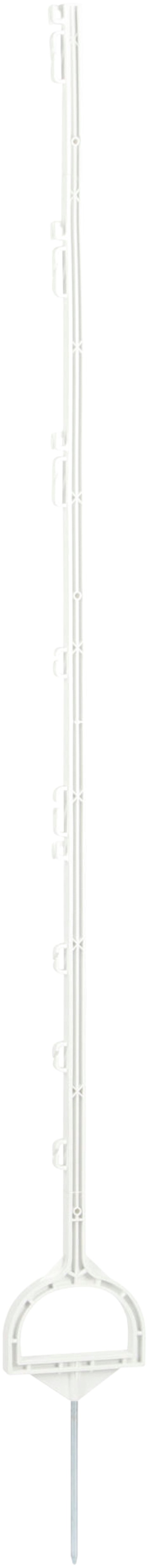 Steigbügelpfahl weiß 158 cm cm, 5 Stk.