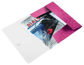 LEITZ Dreiflügelmappe Wow PP Pink