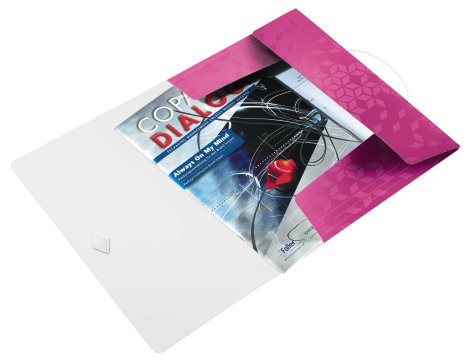 LEITZ Dreiflügelmappe Wow PP Pink