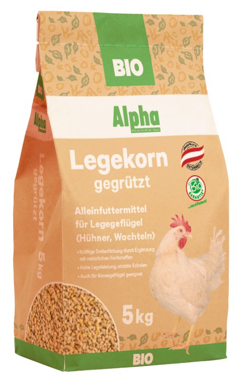 ALPHA Bio Legekorn - gegrützt 5 kg