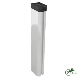 H+S Zaunsäule ULI 6040 ZH: 1,03 m / SL: 1,50 m Aluminium