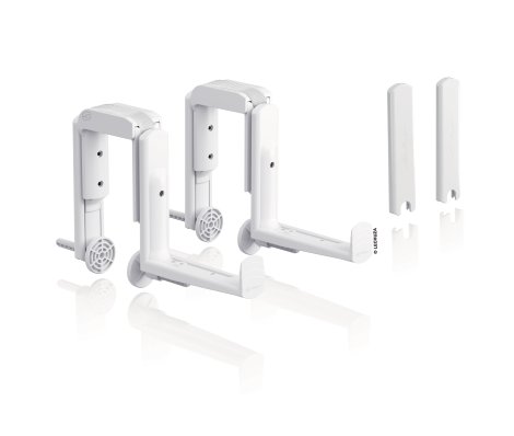 LECHUZA Balkonkastenhalter Wall Weiß