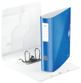 LEITZ Ordner Active WOW A4 Metallic-Blau 82 mm