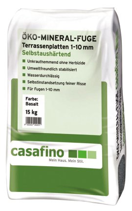 CASAFINO Öko-Mineralfuge 1-10 mm Basalt 15 kg