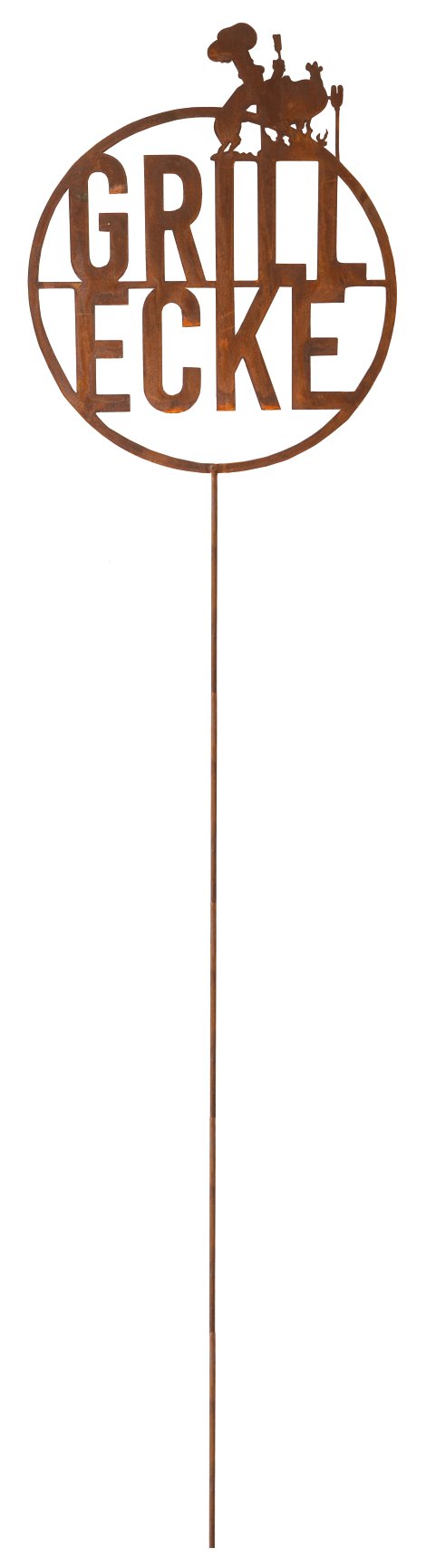 Grill-Ecke auf Stab 150 cm