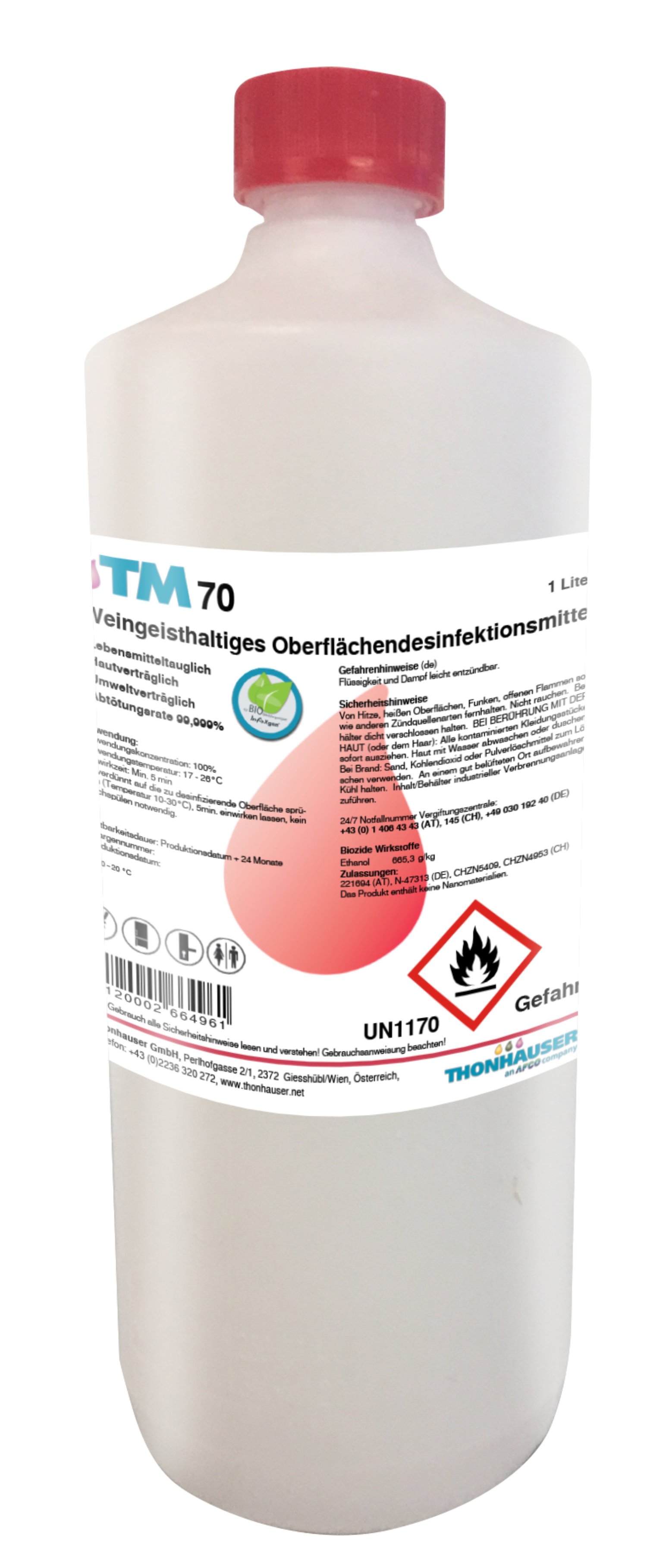TM 70 Desinfektion - 1L - Nachfüllflasche