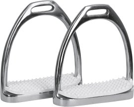 Steigbügel Edelstahl mit Tritt, 1 Paar