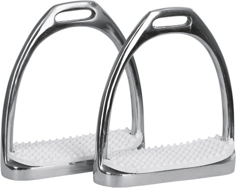 Steigbügel Edelstahl mit 10 cm Tritt, 1 Paar