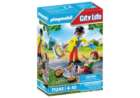 PLAYMOBIL® Sanitäter mit Patient