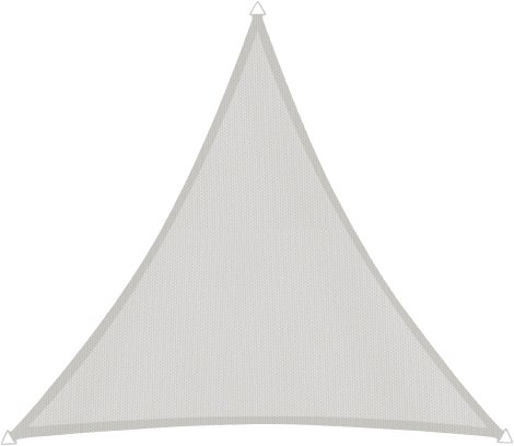 WINDHAGER Sonnensegel CANNES dreieck 4x4x4 m, grau