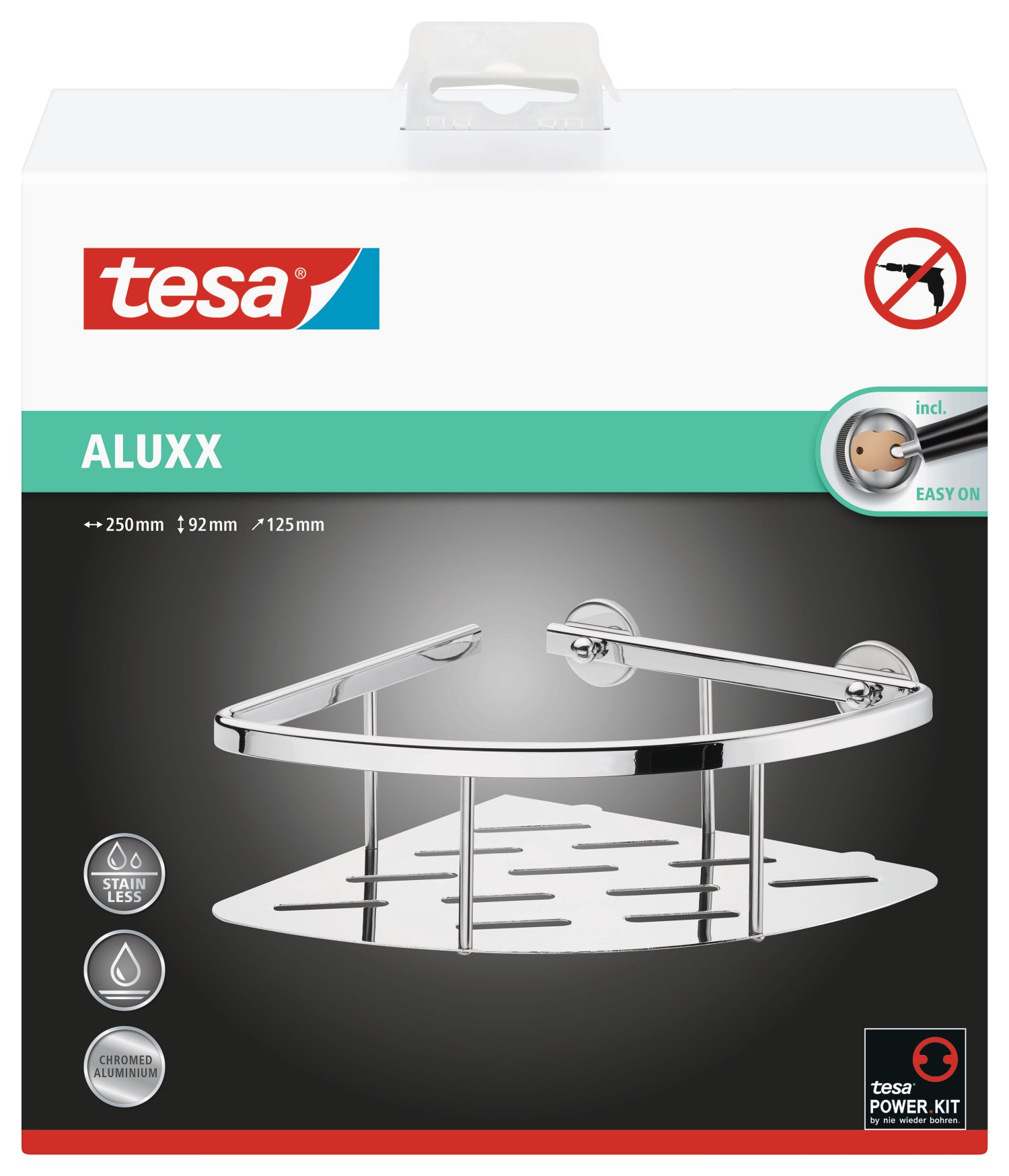 TESA Eckablegekorb Aluxx offen 1-Fach