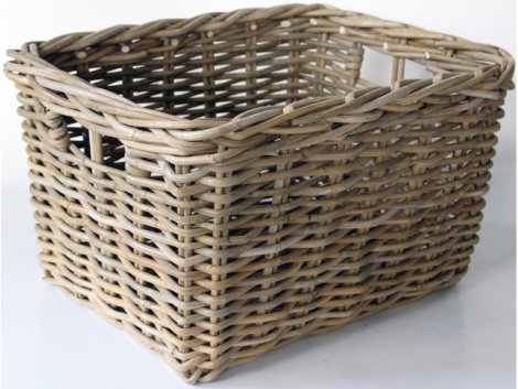 Aufbewahrungskorb Rattan 50x40x30 cm