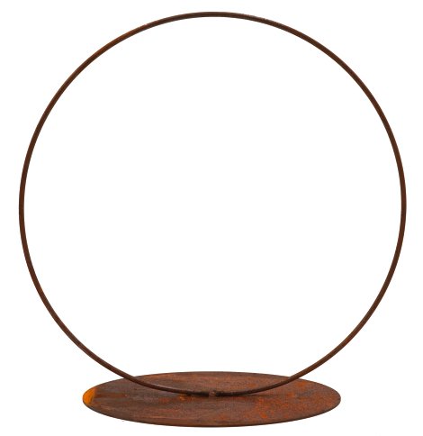 Deko-Ring 200 auf Bodenplatte 20 cm